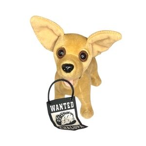 Vintage Taco Bell Yo Quiero Wanted Chalupa Talking Chihuahua Plush Toy Dog
